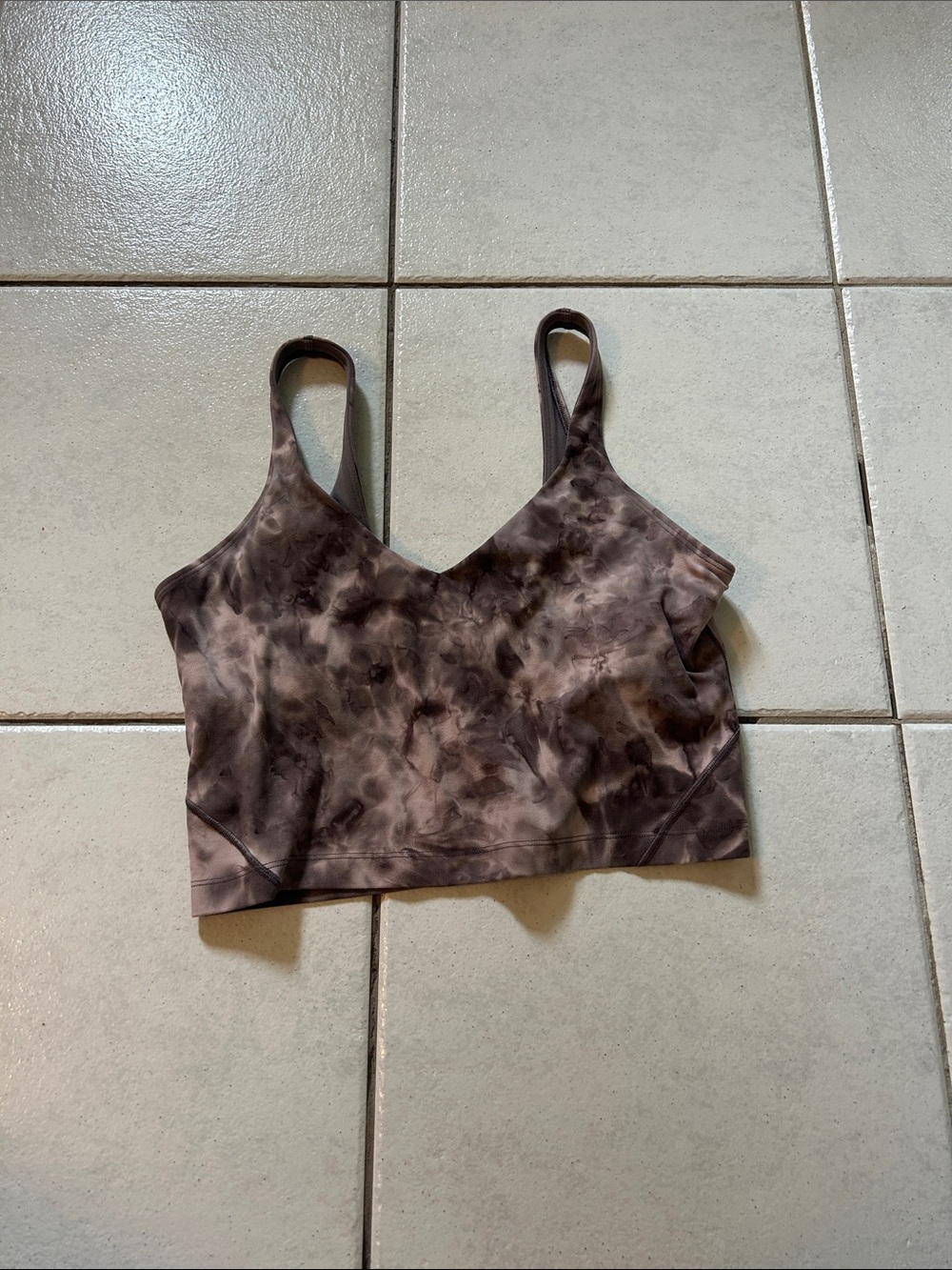 Lululemon marble tye dye align tank top